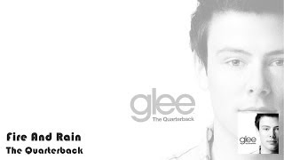 Glee - Fire And Rain (Lyrics On Screen)