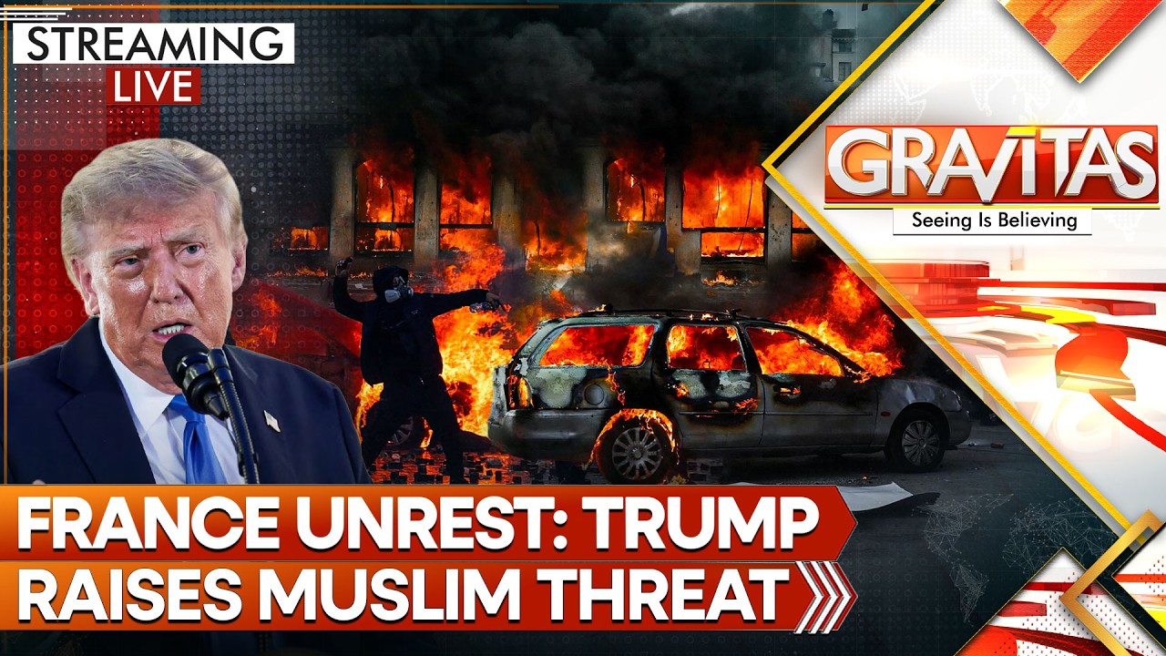 LIVE: Muslims, Leftists in Control of Paris? Trump Raises Muslim Threat As Youth Fury Spreads | WION