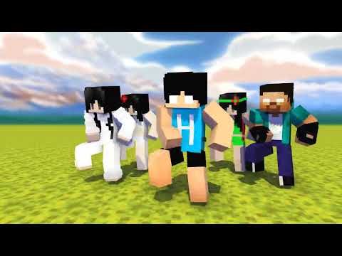 HEEKO AND XDJAMES FAMILY DANCING JOANA MEME - MINECRAFT ANIMATIONS