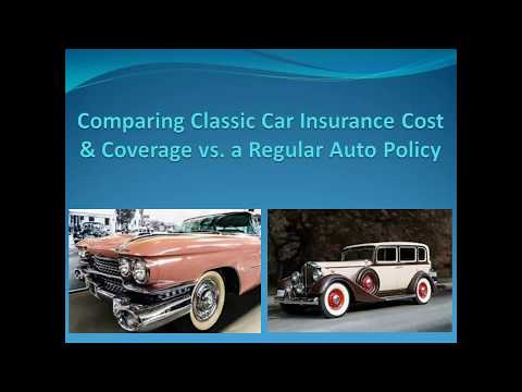 Comparing Classic Car Insurance Cost & Coverage vs. Regular Auto Insurance