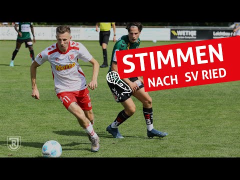 Sebi Ernst & Nico Ochojski nach Test gegen SV Ried | Jahnelf Hautnah