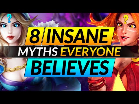 8 INSANE Dota Myths EVERYONE Believes - Use these BROKEN Tricks - Dota 2 Pro Tips Guide