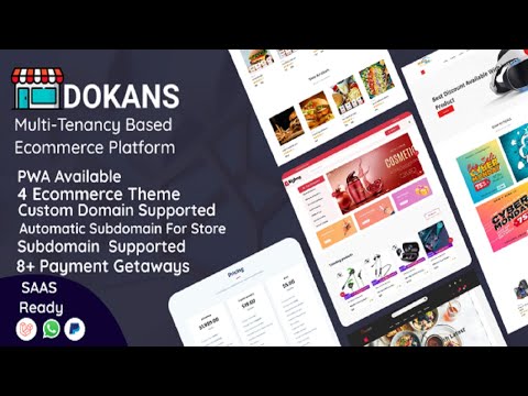 DOKANS Multitenancy Based Ecommerce Platform SAAS
