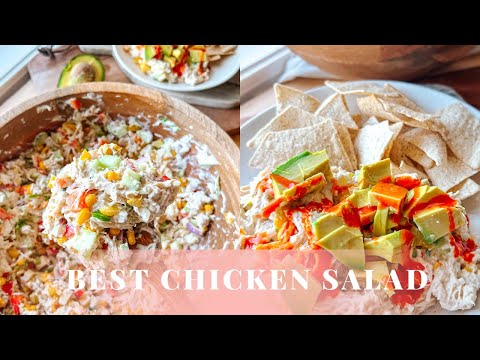 BEST EASY CHICKEN SALAD| HEALTHY GLUTEN & DAIRY FREE