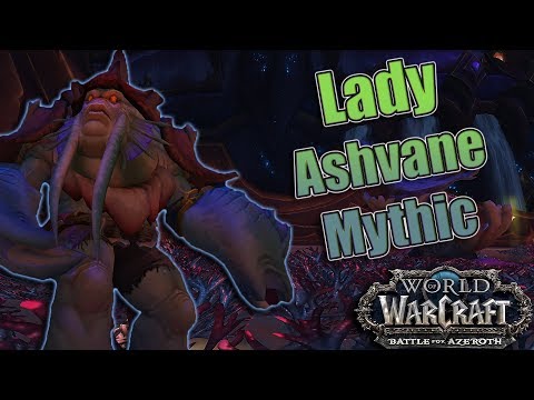 BFA - 8.2 The Eternal Palace Mythic Lady Ashvane Kill! Affliction Warlock POV!
