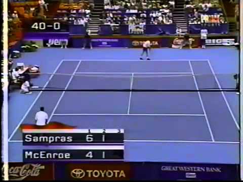 Pete Sampras vs McEnroe - 1995