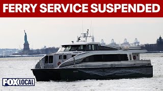 NYC ferry service suspended due to icy rivers