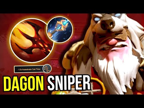 MAGICAL SNIPER - Combo Dagon + Assassinate New Meta 7.11 Dota 2 | Upside down 84