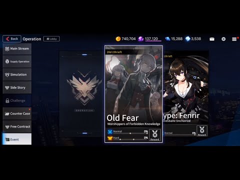 Event Old Fear ACT 1: Worshippers of Forbidden Knowledge - Counter: Side