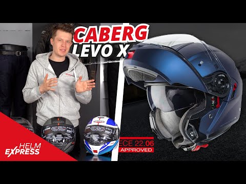 KLAPPHELM mit riesigem Sichtfeld & top Ausstattung - Caberg Levo X [Produktvorstellung]