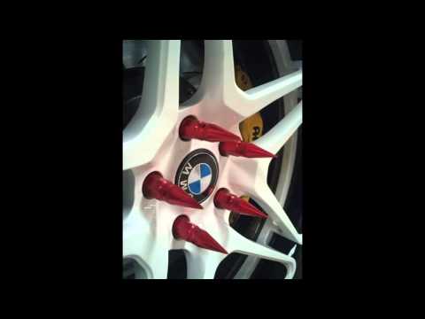 BLOXSPORT 10 Grade Spike Wheel Locking Lug Nuts for BMW 5 Series
