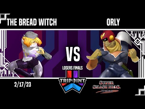 Tripoint Smash 180 - Losers Finals - the bread witch(Sheik) Vs. ORLY(Captain Falcon)