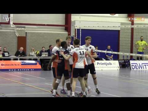 Volleybal Heren Topdivisie: De Witte Olhaco H1 - Stichting Webton TV H1 [21-01-2017]