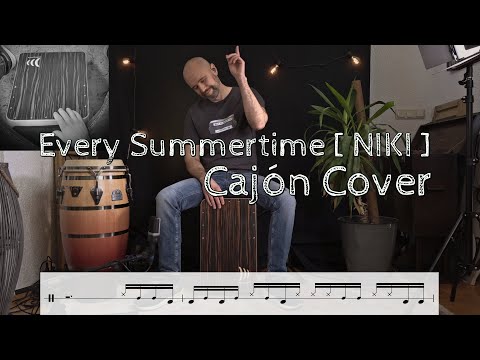 Every Summertime - NIKI | Cajon Cover (Cajon Lesson with Notes) - Schlagwerk CP604 Mocca