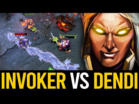 GRANDMASTER INVOKER vs DENDI VOID SPIRIT MID | Dota 2 Invoker