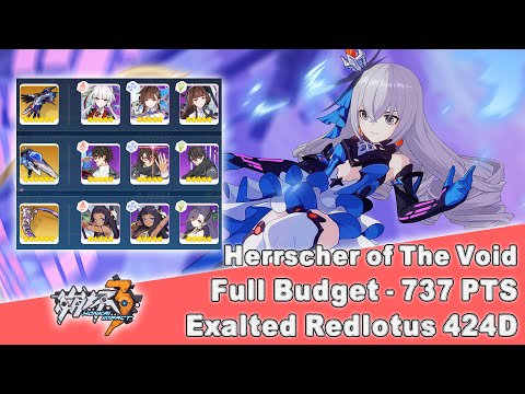 Honkai Impact 3 SEA [Full Budget Gear] Exalted Redlotus 424D - Herrscher of The Void