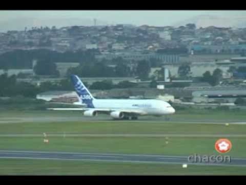 Airbus A380 Decolagem - Guarulhos,  São Paulo - BRASIL - 2nd Take-Off