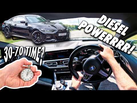 2021 BMW 420D XDrive DRIVING POV/REVIEW // the best coupe on sale?