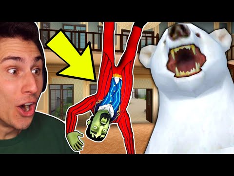 I Fed Him To A POLAR BEAR! | Scary Stranger 3D