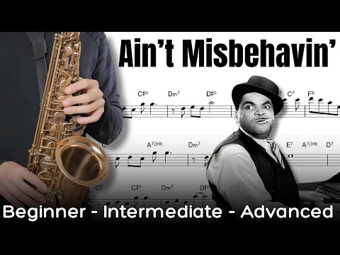 So spielt man Ain't Misbehavin' – 3 Schwierigkeitsstufen: Anfänger bis Fortgeschrittene