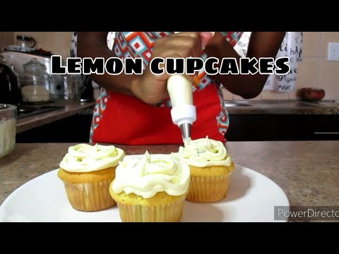 How to make cupcakes with self raising flour| Lemon cupcakes| self rising flour