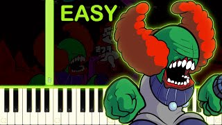 Madness (from Friday Night Funkin&#39; Tricky Mod) - EASY Piano Tutorial