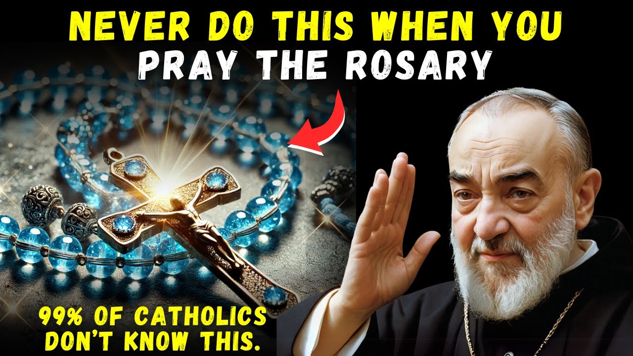 ⚠️ IF YOU PRAY THE ROSARY THIS WAY, YOU'RE DOING IT WRONG! PADRE PIO REVEALED THE RIGHT WAY!
