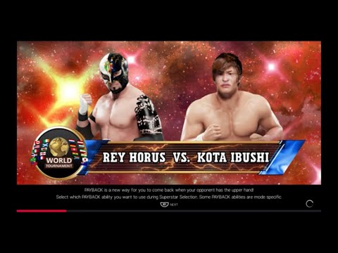 #WWE2K19 #Dreammatch Rey Horus VS Kota ibushi