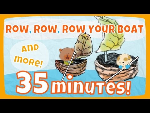 Row, Row, Row Your Boat and More! | Kids Song Compilation | The Singing Walrus