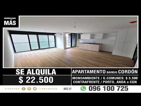 Video de YouTube - Apartamento Alquiler Cordón Montevideo iMas.uy LC *