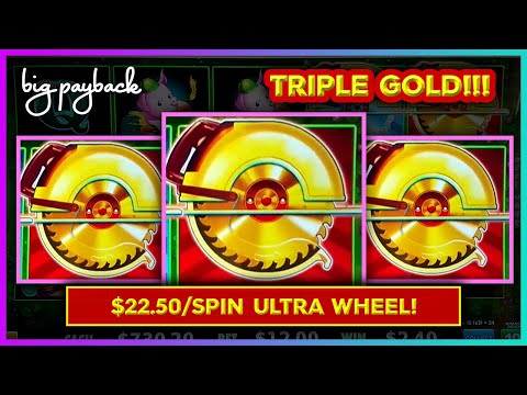 $22.50/Spin → Gold Saw → ULTRA WHEEL! Huff N' Even More Puff Grand Slots!