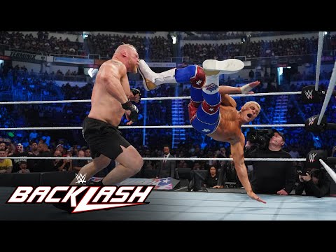 Cody Rhodes vs. Brock Lesnar: WWE Backlash 2023 highlights