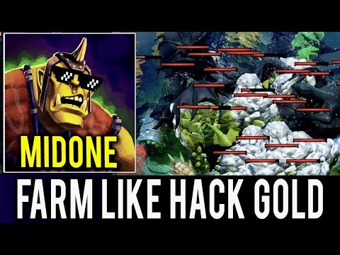 MidOne Dota 2 [Alchemist] Farm like Hack Gold with Radiance 10k MMR