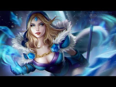 crystal maiden carry !! dota 2 patch 7.19