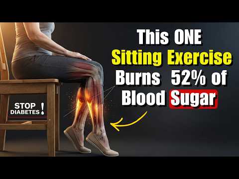 Over 50? This ONE Sitting Exercise Lowers Blood Sugar 52% — No Walking Needed!