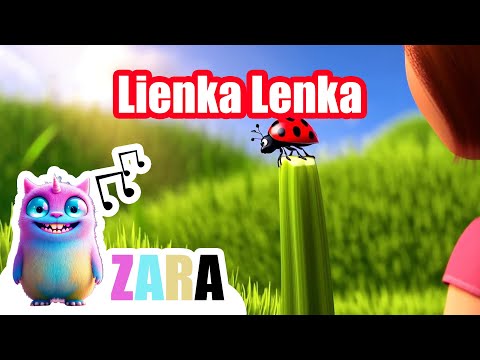 Lienka Lenka | Detská pesnička | Pesničky pre deti | Po slovensky | Pieseň o lienke