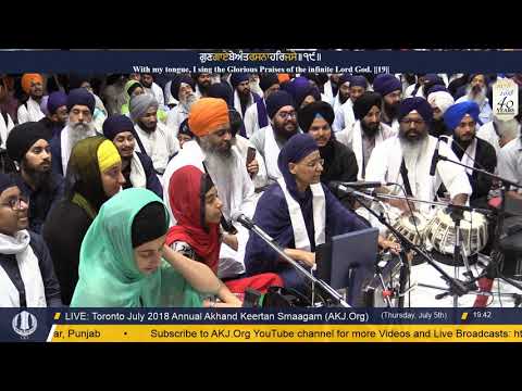 069 Toronto July 2018 - Thursday Evening - Bibi Harjinder Kaur Jee Barnala