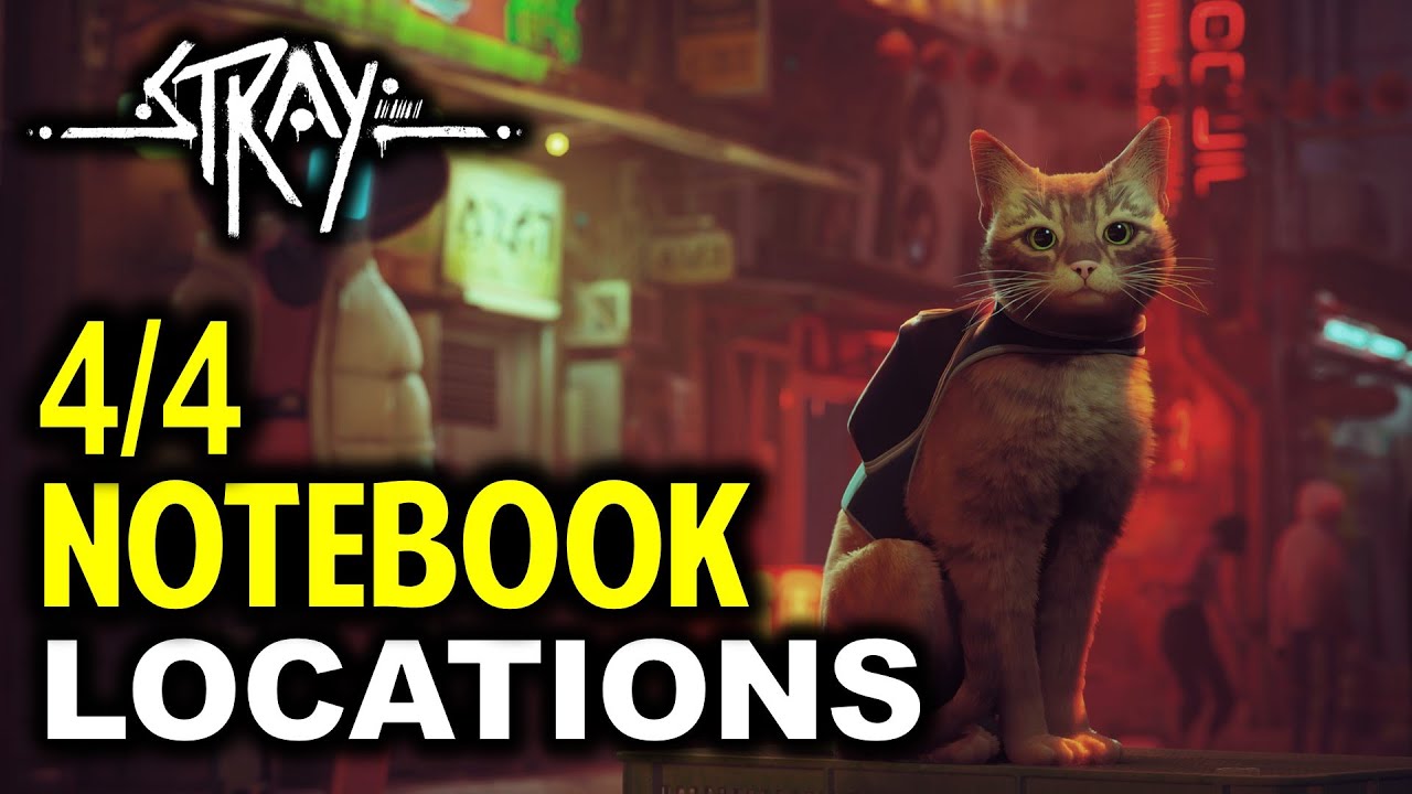 Stray: All 4 Notebook Locations