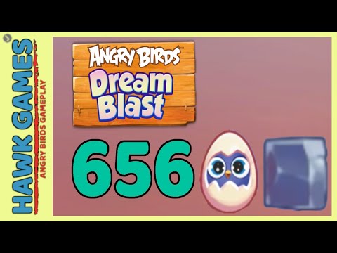 Angry Birds Dream Blast Level 656 - Walkthrough, No Boosters