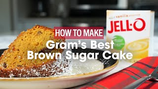 Gram’s Brown Sugar Cake Recipe