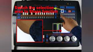 Drawing 1024 DMX console