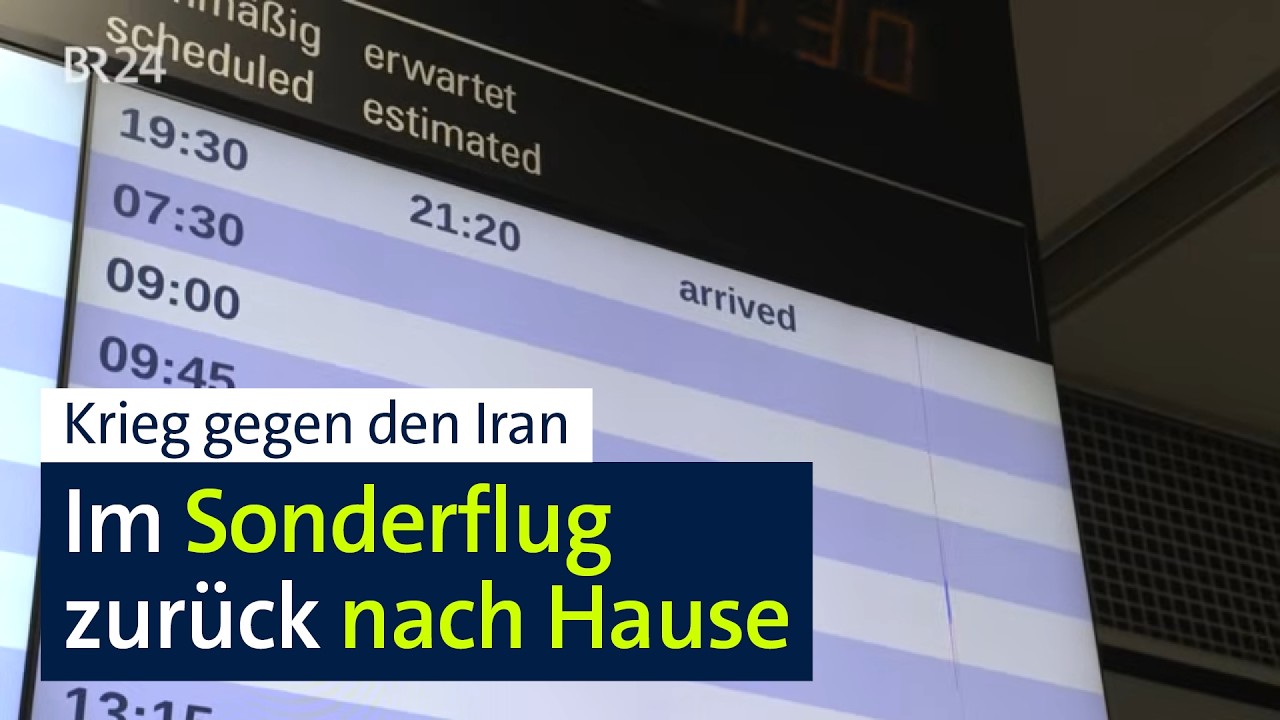 Krieg gegen den Iran: Bangen um Rückkehr-Flüge mit Stopover im Nahen Osten | Abenschau | BR24