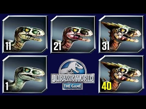 NEW VELOCIRAPTOR GEN 2 MAX LEVEL FEEDING (JURASSIC WORLD)