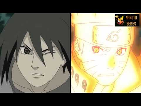 NARUTO | Naruto combine Sage Mode with Nine Tails Chakra Mode | English Dub