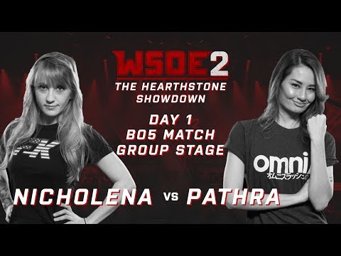 Nicholena vs Pathra - WSOE 2: The Hearthstone Showdown!