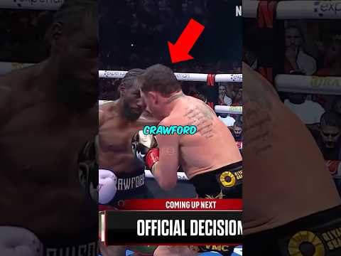 Crawford EXPUSO El Giro De Cabeza De Canelo! 💀🥊