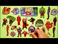 Super Heros Stickers Magic Stickers Iron Man For Kids