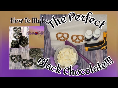 Coloring White Chocolate Black | Colour Mill | Black Chocolate | How To