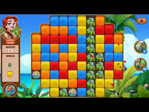 Lost Island Blast Adventure Level 1692 NO BOOSTERS - A S GAMING