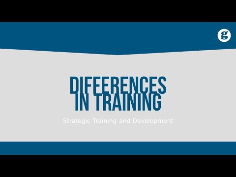 Training and the Internal Environment